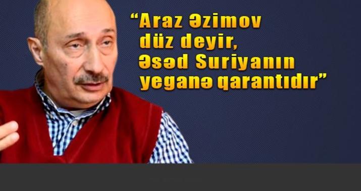 Zərdüşt Əlizadə: “Azərbaycan hakimiyyəti xarici siyasətdə çox bacarıqlıdır” - MÜSAHİBƏ