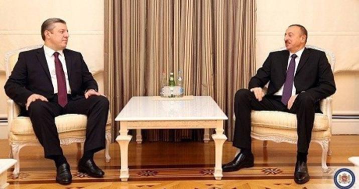 İlham Əliyev Gürcüstanın baş naziri ilə görüşdü