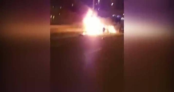 Ferraridəki 4 nəfər yanaraq öldü - VİDEO/18+