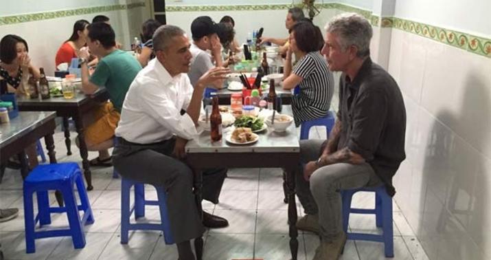 Obamanın 3 dollarlıq naharı - FOTOLAR
