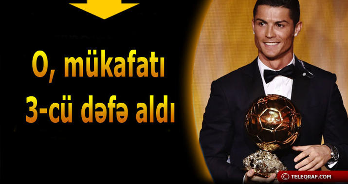Ronaldo dünyanın ən güclü futbolçusu seçildi