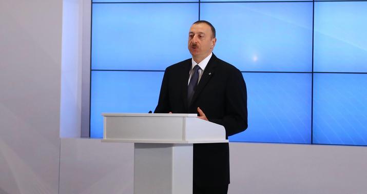 Prezidenti “Bizim seçimimiz demokratiya, sülh və əməkdaşlıqdır”