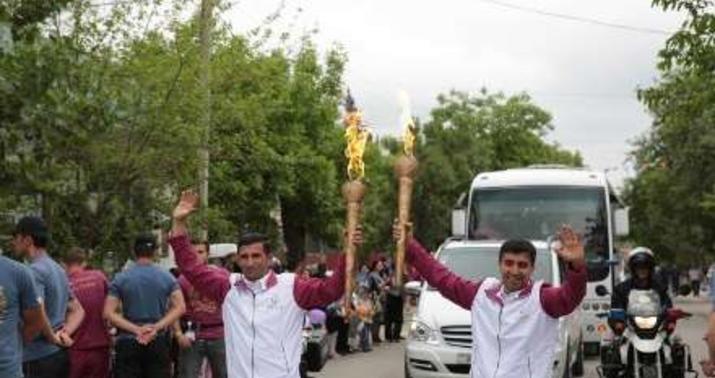 Avropa Oyunlarının məşəli Bərdəyə gətirilib