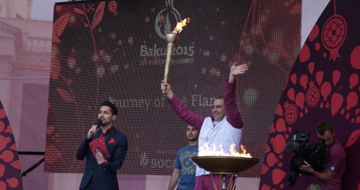 “Bakı-2015”: məşəl Goranboyda - FOTO