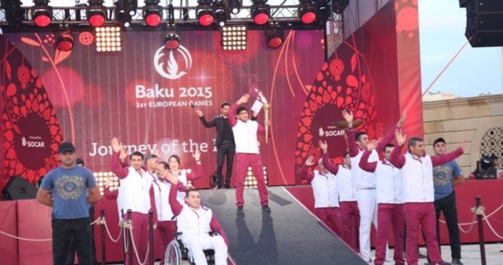 Avropa Oyunlarının məşəli Gəncədə