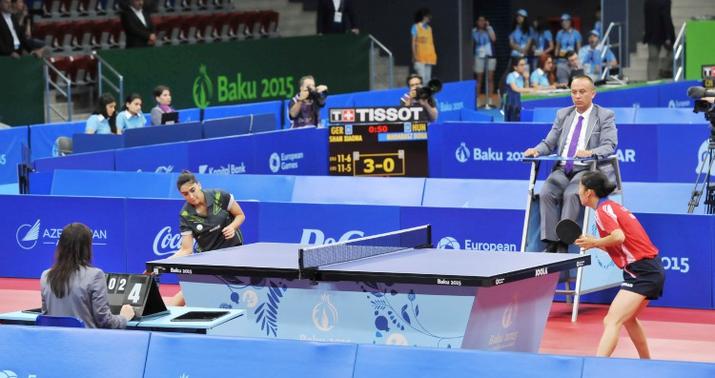 Bakıda qadın komandaların stolüstü tennis üzrə yarışları başlayıb - FOTO/YENİLƏNİB