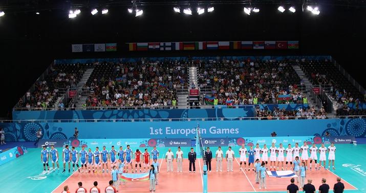 Azərbaycan kişi voleybolçuları ilk oyunda məğlub oldu  – FOTOLAR