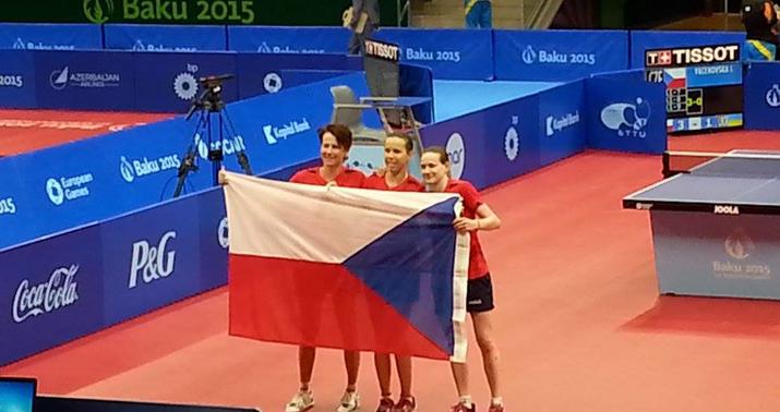 Stolüstü tennisdə bürünc medal çexlərin oldu - YENİLƏNİB
