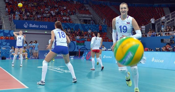 Voleybol: Türkiyə yarımfinalda - Rusiya mübarizəni dayandırdı (FOTOLAR)