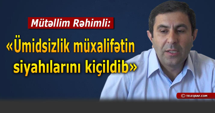 "Ölkədə qarışıqlıq yaratmaq istəyirlər"  - MÜSAHİBƏ