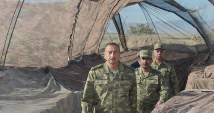 Ali Baş Komandan cəbhə xəttində