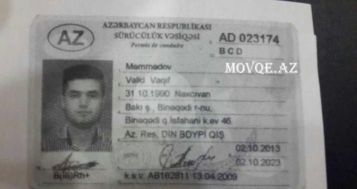 Bakıda qəza törədən avtobus sürücüsünün -FOTOLARI