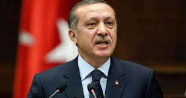 Ərdoğanın otağında sirli lövhə - FOTO