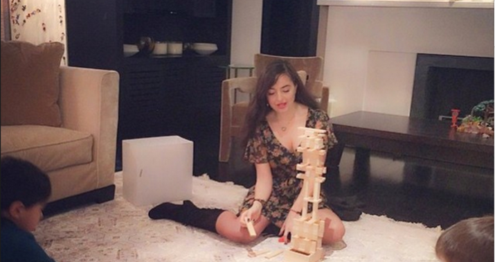 Leyla Əliyeva əkizləri ilə - FOTO