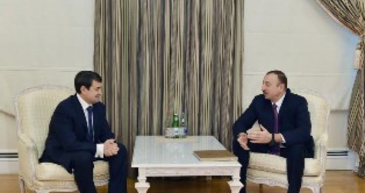 İlham Əliyev Rusiya Prezidentinin köməkçisini qəbul edib