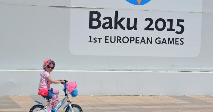 Bakı bulvarı, velosipedlər və Avropa Oyunları - FOTO