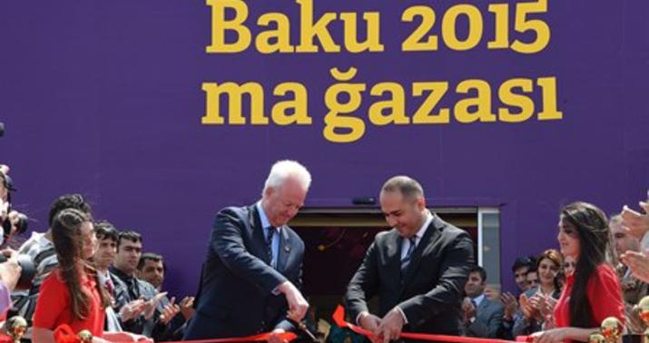 Milli Parkda Avropa Oyunlarının rəsmi mağazası açıldı