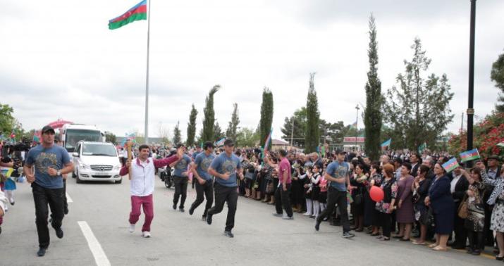 Bakı-2015: Məşəl Zərdabda - FOTO