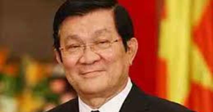 Vyetnam Prezidentinin rəsmi qarşılanma mərasimi olub