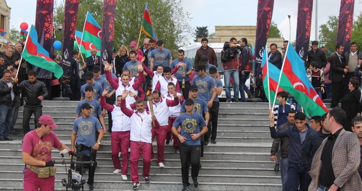 Göygöllülər məşəli qarşıladı