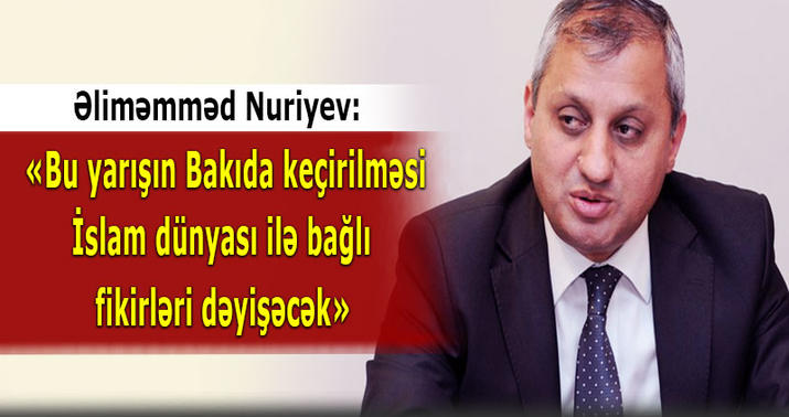 “Azərbaycan I Avropa Oyunları ilə bağlı tarix yaradacaq” - MÜSAHİBƏ