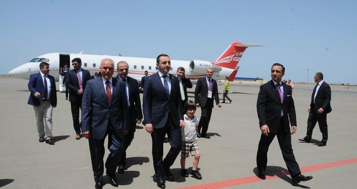 Gürcüstanın Baş naziri Azərbaycana gəlib