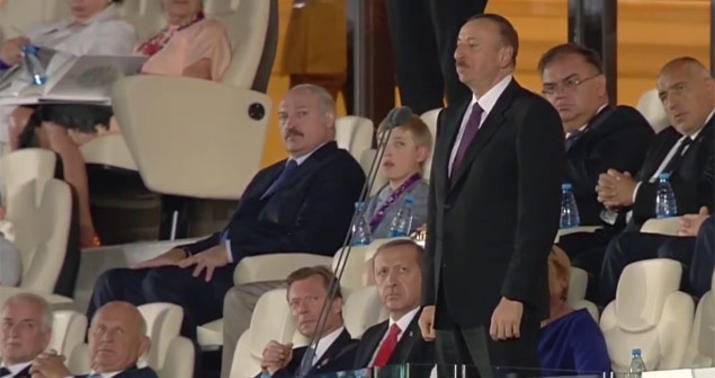 Azərbyacan prezidenti “Bakı-2015” I Avropa Oyunlarını rəsmi şəkildə açıq elan edib