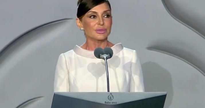 Mehriban Əliyeva: “Avropa Oyunlarının Azərbaycanda keçirilməsi ilə fəxr edirəm”