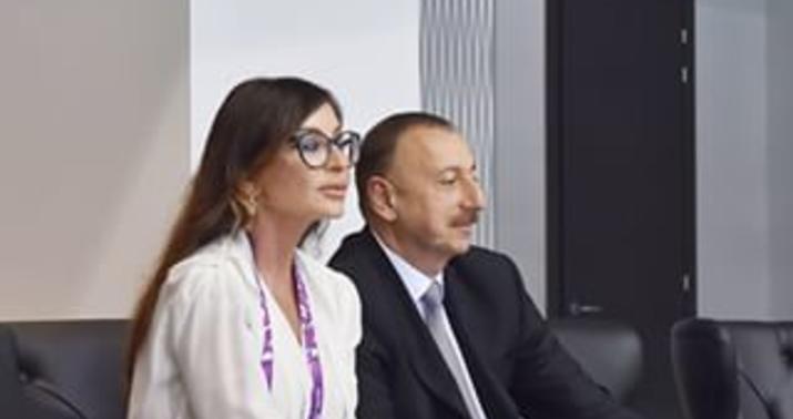 Prezident taekvondo yarışını izləməyə gəldi