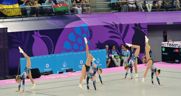 Aerobika üzrə komanda yarışlarının finalçıları müəyyənləşib
