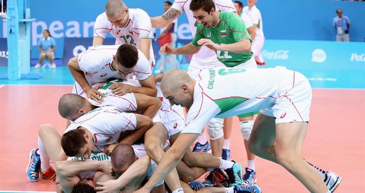 Kişilərarası voleybolda finalçıları - Almaniya və Bolqarıstan