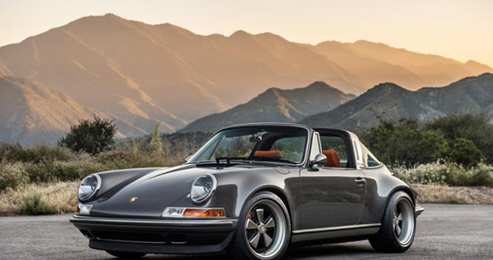 Klassik Porsche 911 Targa yeni dizaynda - FOTO