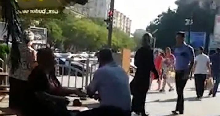 Bakıda mühafizəçi körpəni belə vurdu  – VİDEO